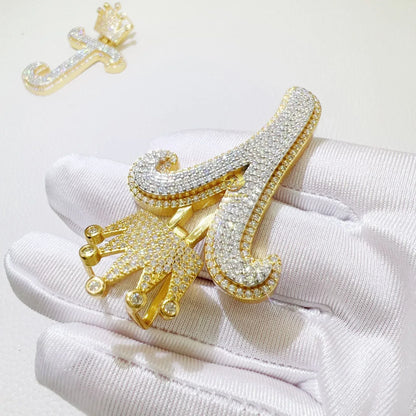 S925 Silver Moissanite Leaf Pendant – Hip-Hop Style Jewelry Necklace - CaratixJewelry