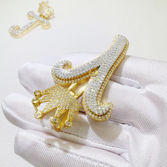 S925 Silver Moissanite Leaf Pendant – Hip-Hop Style Jewelry Necklace - CaratixJewelry