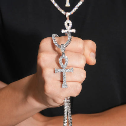 S925 Silver Moissanite Letter Pendant – Unisex Hip-Hop Style, Trendy Jewelry - CaratixJewelry