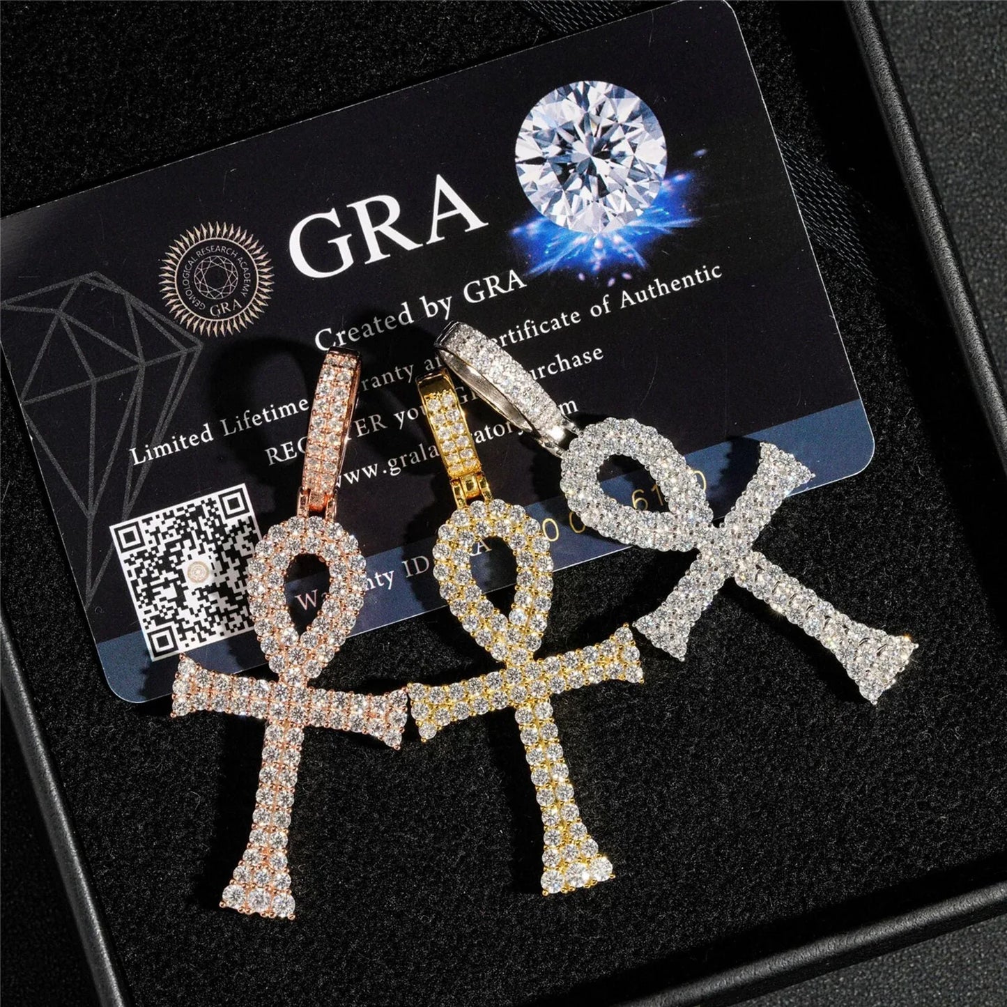 S925 Silver Moissanite Letter Pendant – Unisex Hip-Hop Style, Trendy Jewelry - CaratixJewelry