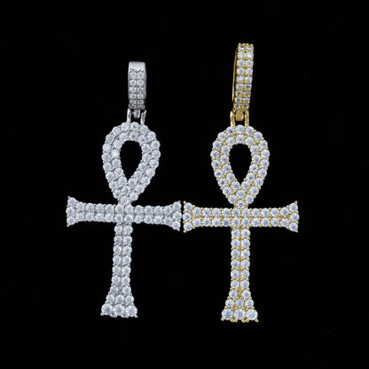 S925 Silver Moissanite Letter Pendant – Unisex Hip-Hop Style, Trendy Jewelry - CaratixJewelry