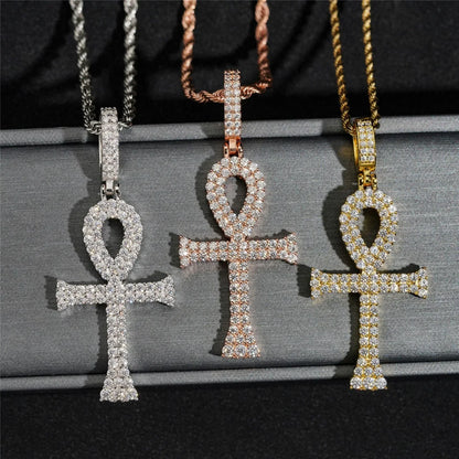 S925 Silver Moissanite Letter Pendant – Unisex Hip-Hop Style, Trendy Jewelry - CaratixJewelry