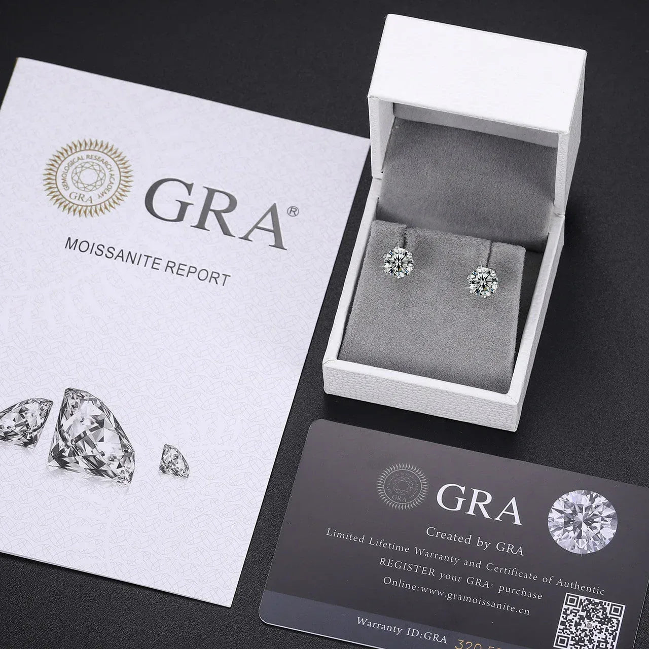 Solid 925 Sterling 6-Claw 0.5/1CT D Color VVS Bling Earrings - CaratixJewelry